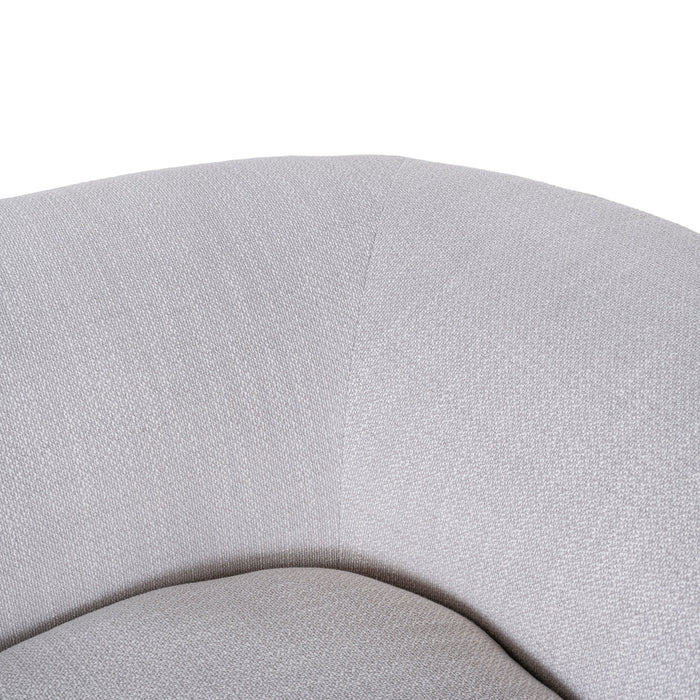 Howse Extended Corner Fabric Sofa - Taupe Beige