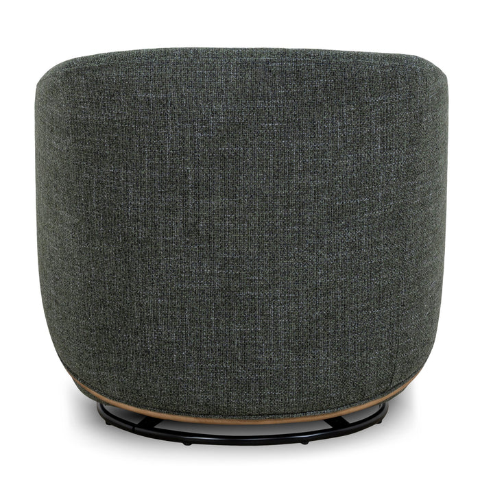 Camden Swivel Armchair - Moss Green