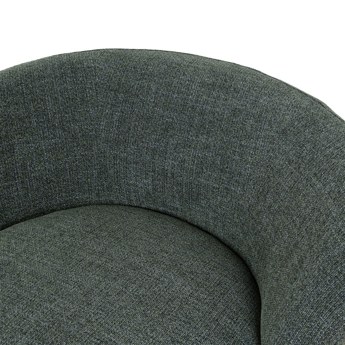 Oasis Swivel Lounge Chair - Moss Green