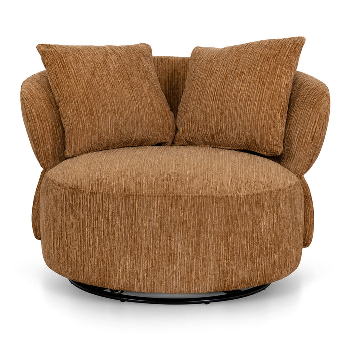 Oasis Swivel Lounge Chair - Honey Gold