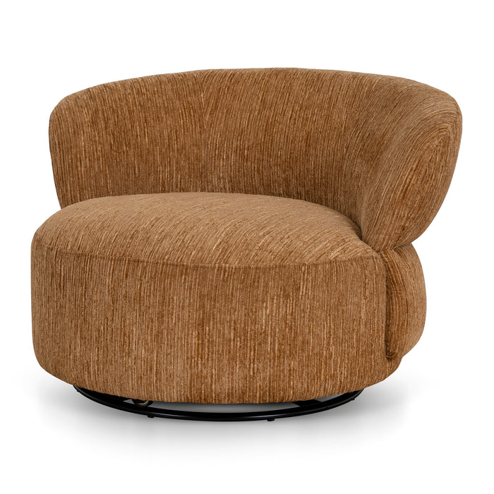 Oasis Swivel Lounge Chair - Honey Gold