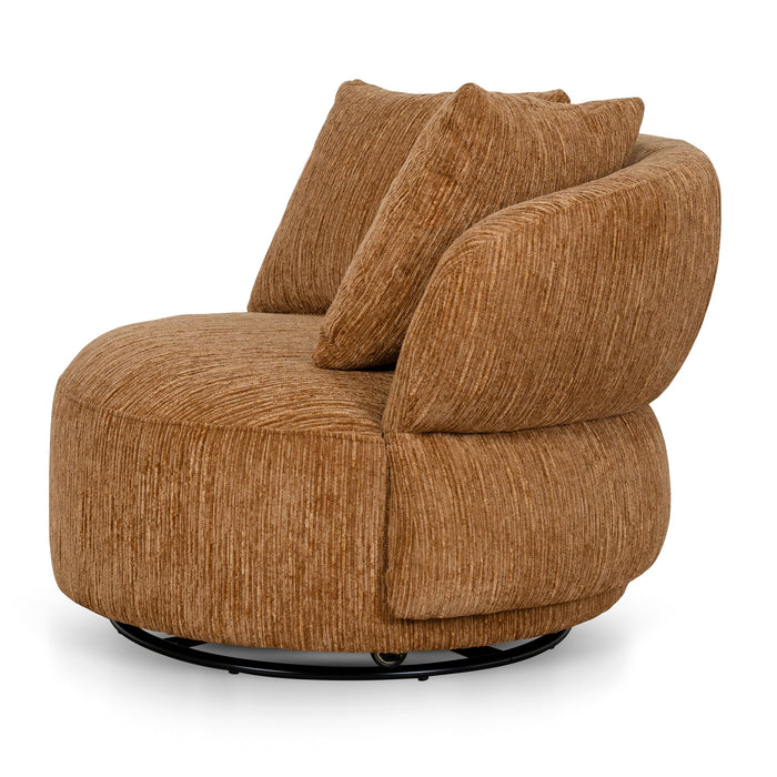 Oasis Swivel Lounge Chair - Honey Gold