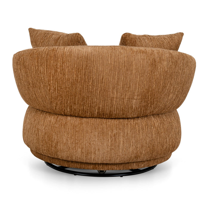 Oasis Swivel Lounge Chair - Honey Gold