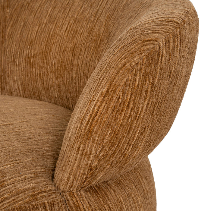 Oasis Swivel Lounge Chair - Honey Gold