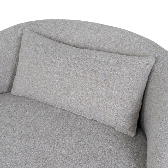 Janis Swivel Armchair - Warm Taupe