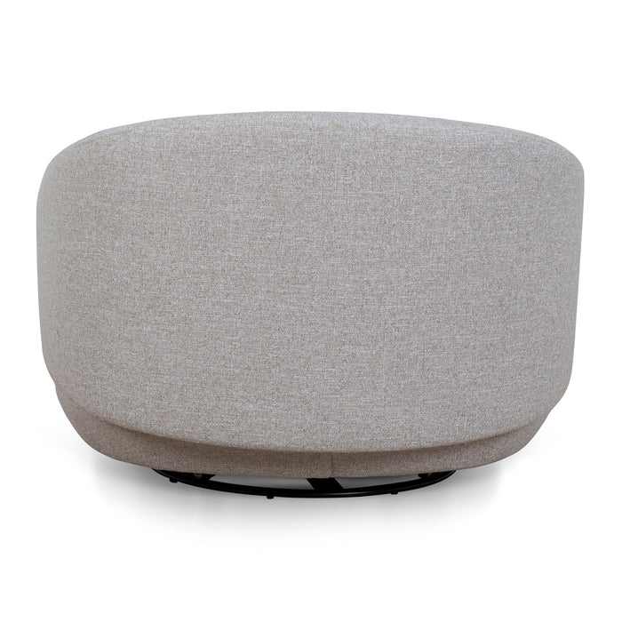 Janis Swivel Armchair - Warm Taupe