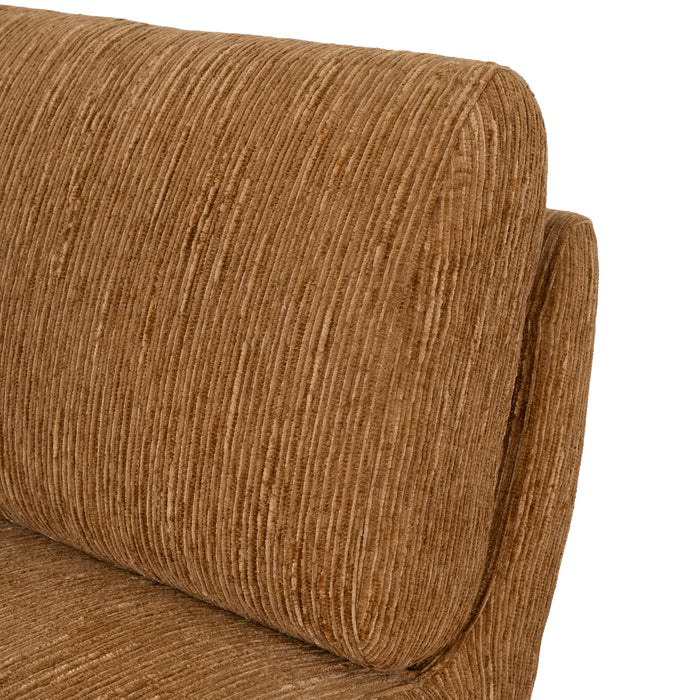Opulence Swivel Lounge Chair - Honey Gold