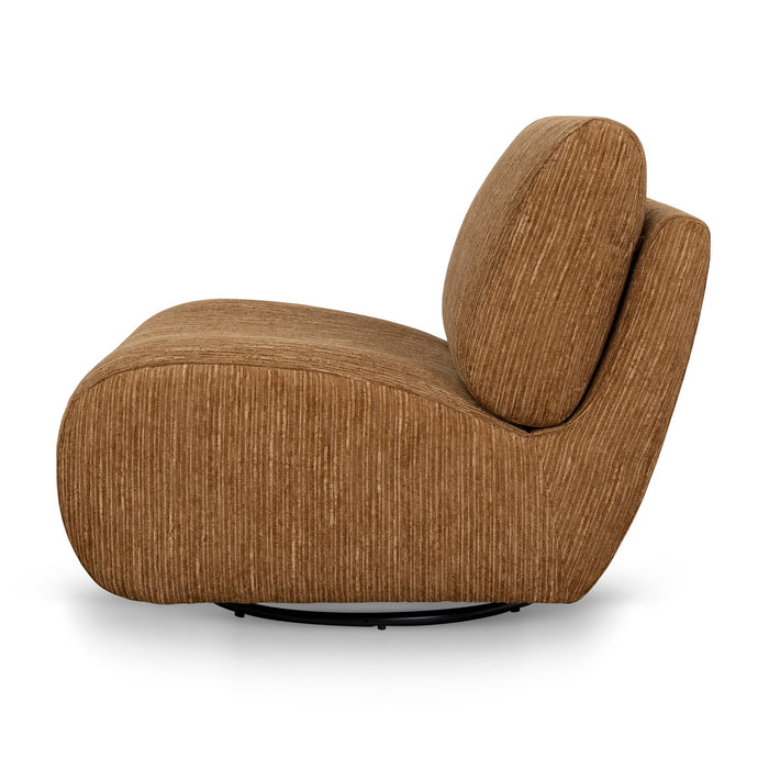 Opulence Swivel Lounge Chair - Honey Gold