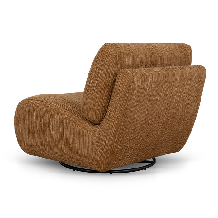 Opulence Swivel Lounge Chair - Honey Gold