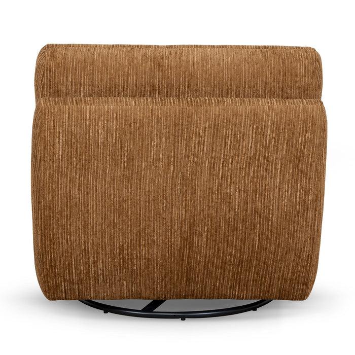 Opulence Swivel Lounge Chair - Honey Gold