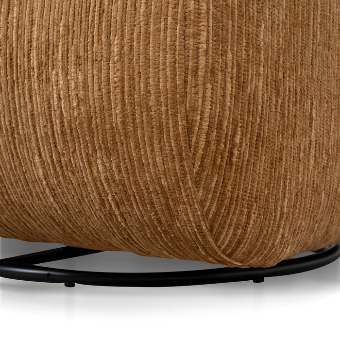Opulence Swivel Lounge Chair - Honey Gold