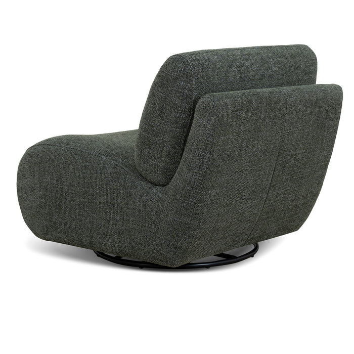 Opulence Swivel Lounge Chair - Moss Green