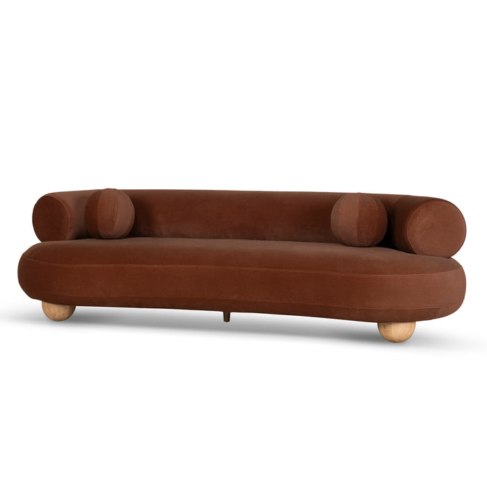 Nimbus 3 Seater Sofa - Burnt Brown