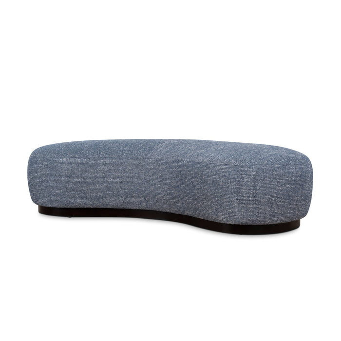 Aldona 1.8m Long Ottoman - Prussian Blue