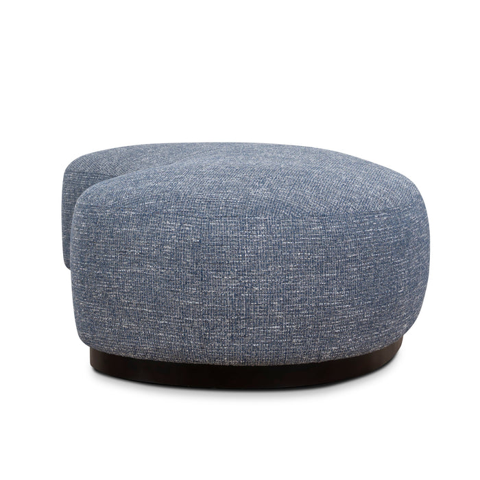 Aldona 1.8m Long Ottoman - Prussian Blue