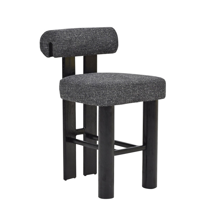 Black Barstool - Field Charcoal (Set of 2)