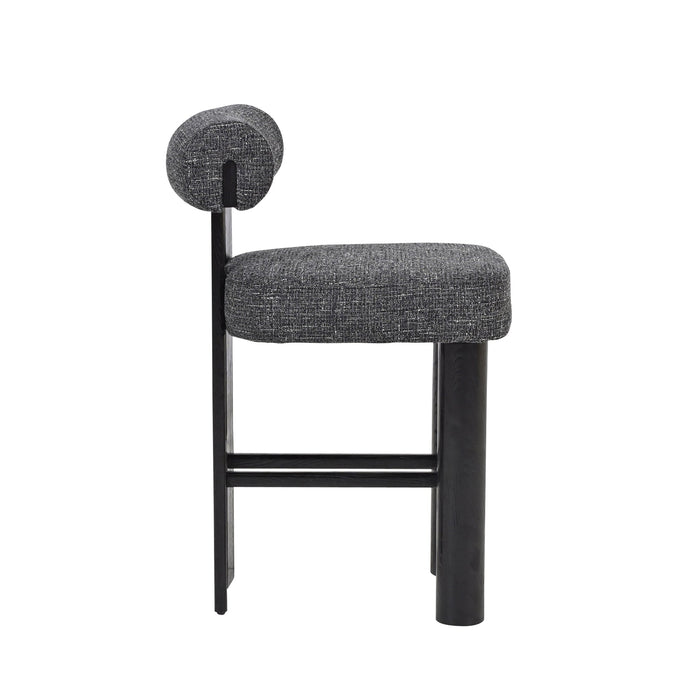 Black Barstool - Field Charcoal (Set of 2)