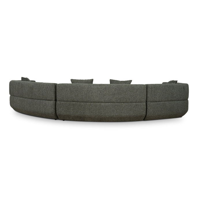 Roly Modular Left Chaise Sofa - Canopy Green