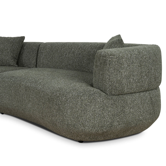 Roly Modular Left Chaise Sofa - Canopy Green