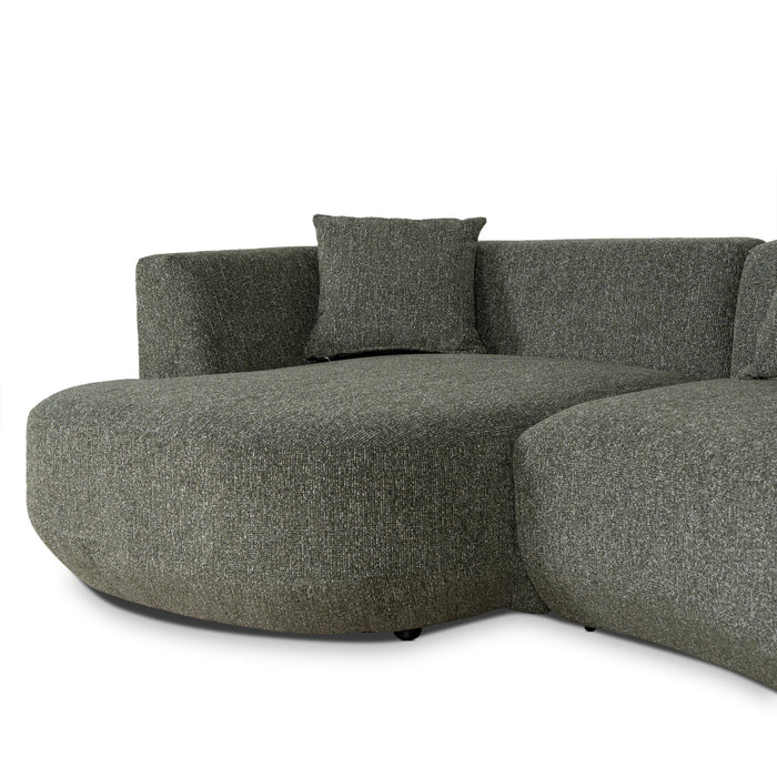 Roly Modular Left Chaise Sofa - Canopy Green