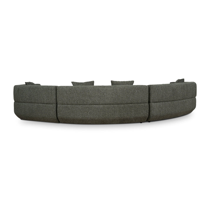 Roly Modular Right Chaise Sofa - Canopy Green