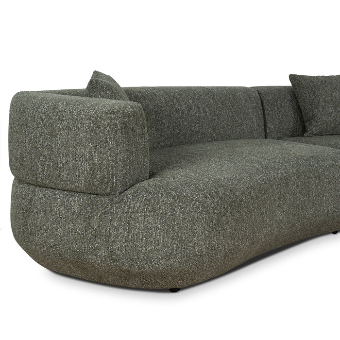 Roly Modular Right Chaise Sofa - Canopy Green