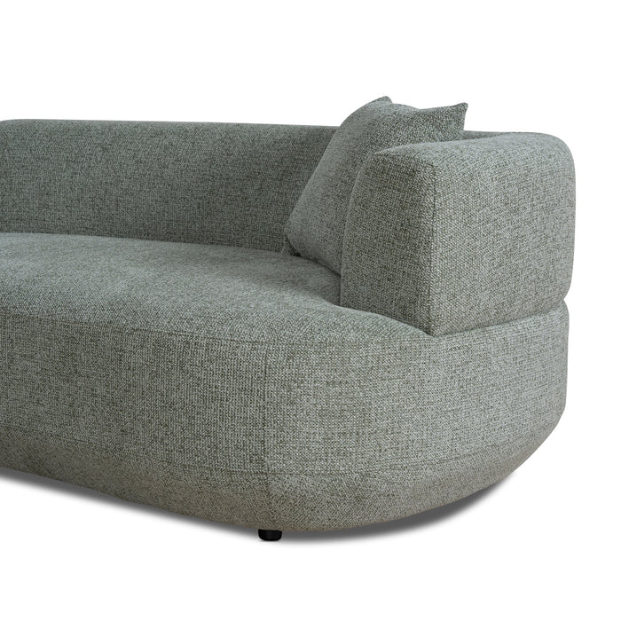 Roly Modular Left Chaise Sofa - Coral Light Green