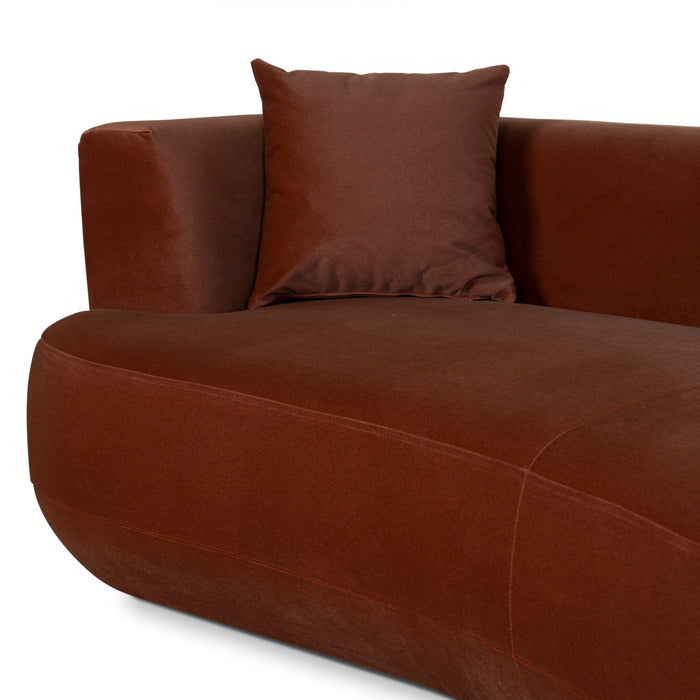 Roly 3 Seater Sofa - Burnt Brown