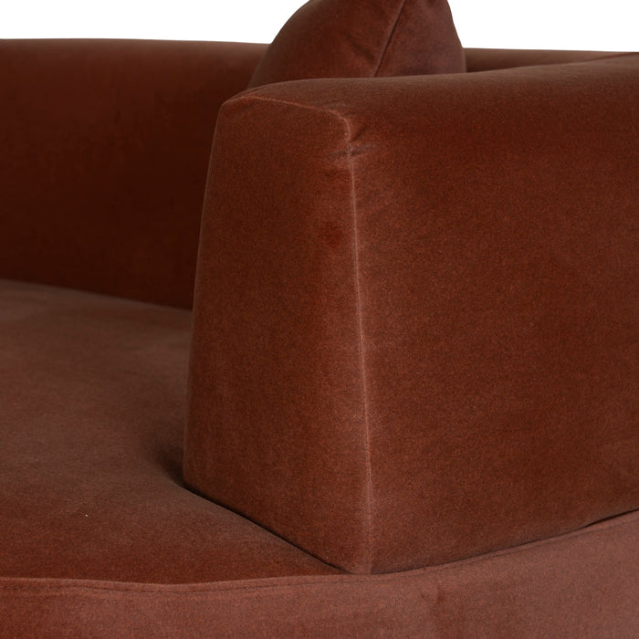 Roly 3 Seater Sofa - Burnt Brown
