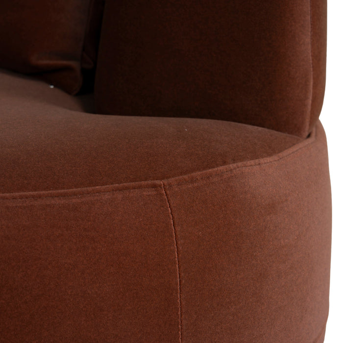 Roly 3 Seater Sofa - Burnt Brown