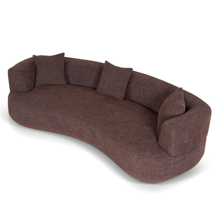 Roly 3 Seater Sofa - Moss Brown
