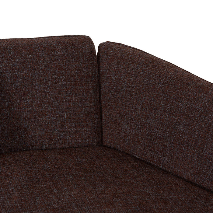 Orlan Left Open Sofa - Moss Brown