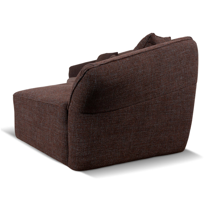 Orlan Left Open Sofa - Moss Brown