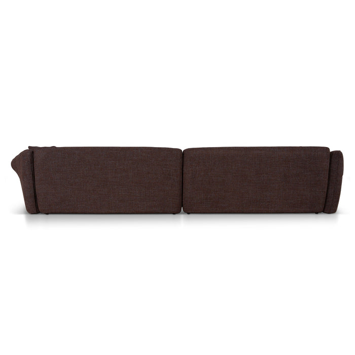 Orlan Left Open Sofa - Moss Brown