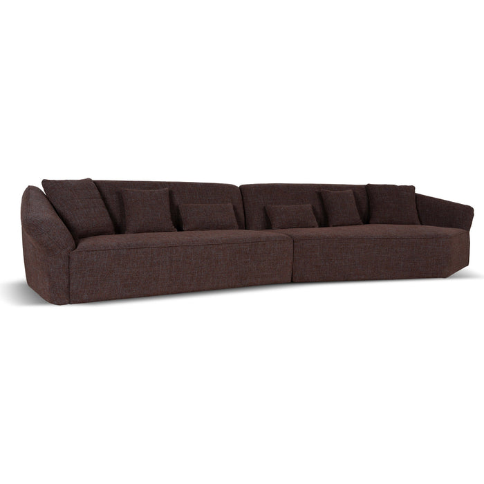 Orlan Left Open Sofa - Moss Brown