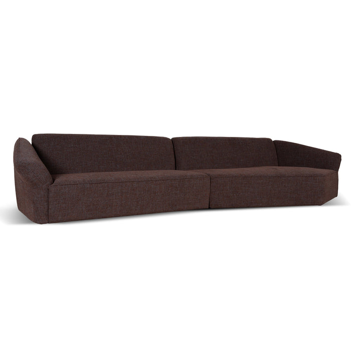 Orlan Left Open Sofa - Moss Brown