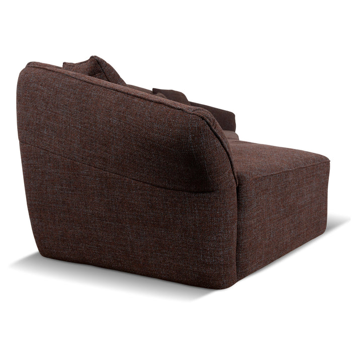 Orlan Right Open Sofa - Moss Brown