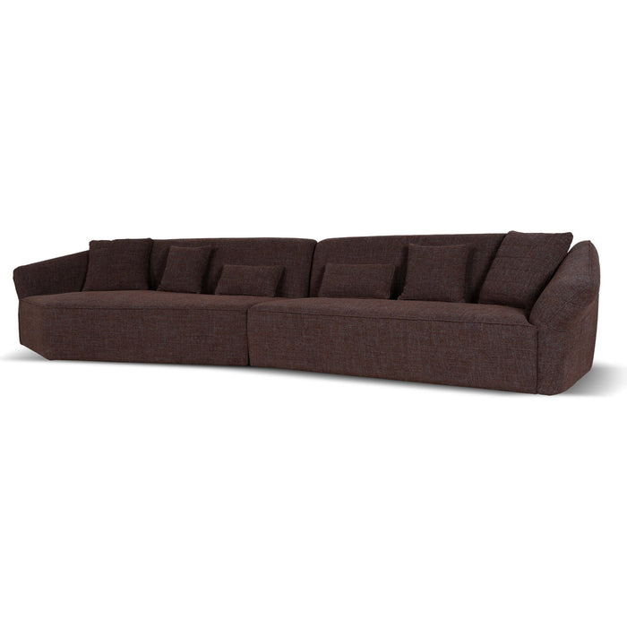 Orlan Right Open Sofa - Moss Brown