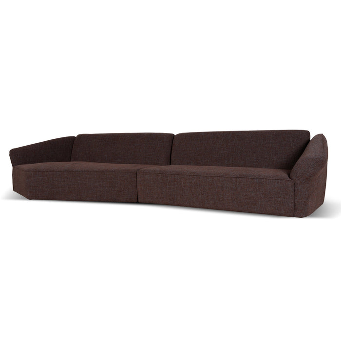 Orlan Right Open Sofa - Moss Brown