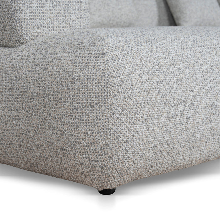 Liora Right Chaise Corner Sofa - Noah Silver Lining