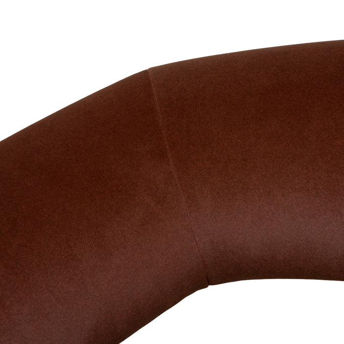 Forma Swivel Armchair - Burnt Brown