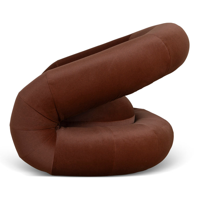 Forma Swivel Armchair - Burnt Brown