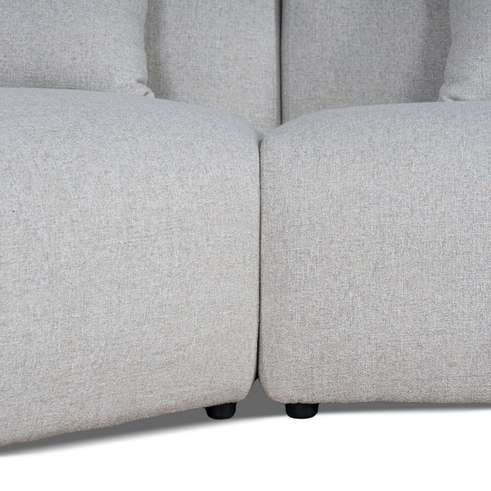Vestra Right Arm Corner Sofa - Textured Beige