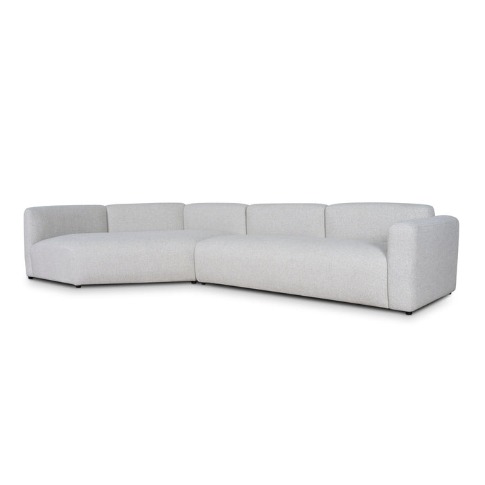 Vestra Right Arm Corner Sofa - Textured Beige