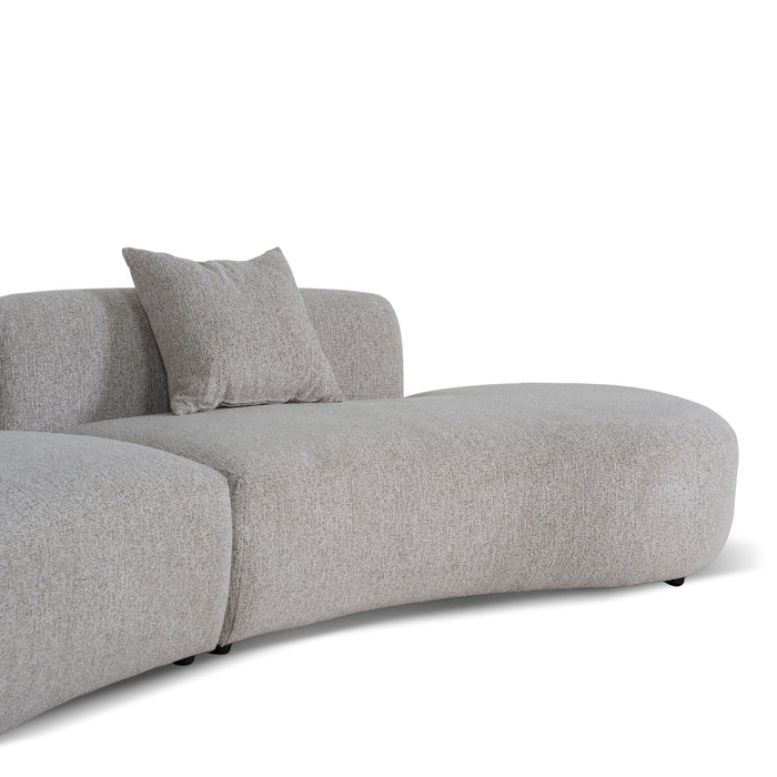 Rovena Right Chaise Modular Sofa - Mushroom Beige