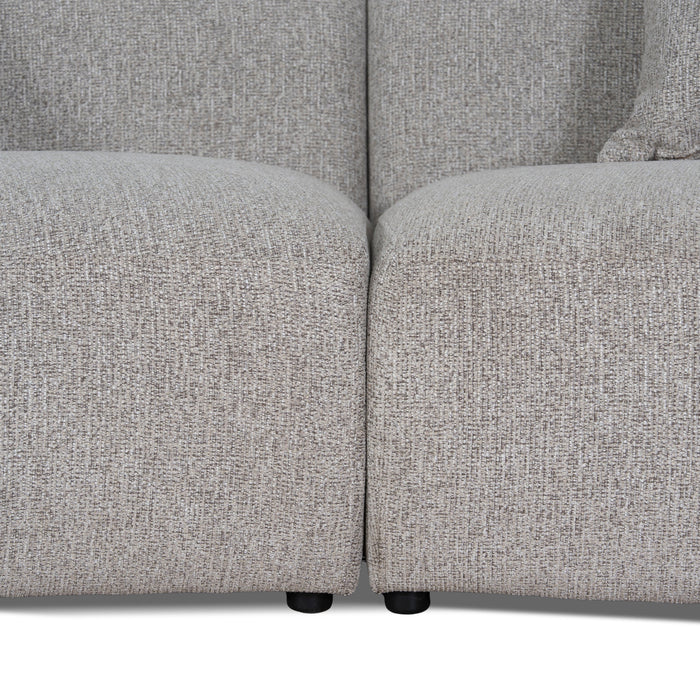Rovena Right Chaise Modular Sofa - Mushroom Beige
