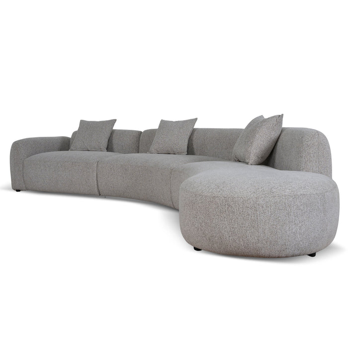 Rovena Right Chaise Modular Sofa - Mushroom Beige