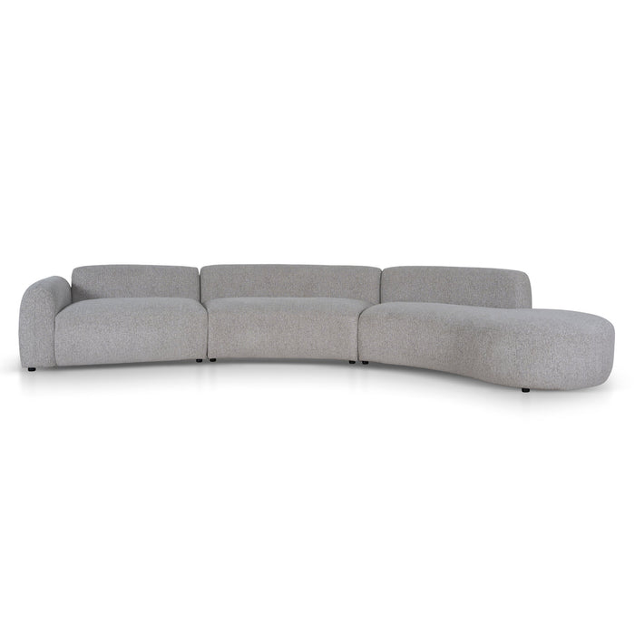 Rovena Right Chaise Modular Sofa - Mushroom Beige