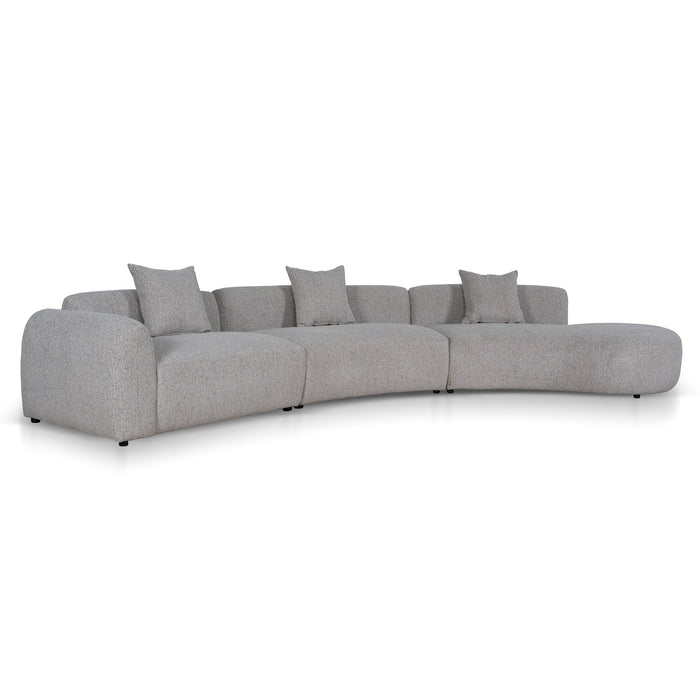 Rovena Right Chaise Modular Sofa - Mushroom Beige