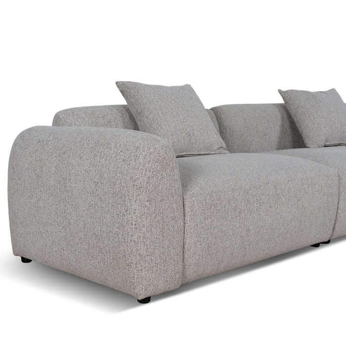 Rovena Right Chaise Modular Sofa - Mushroom Beige